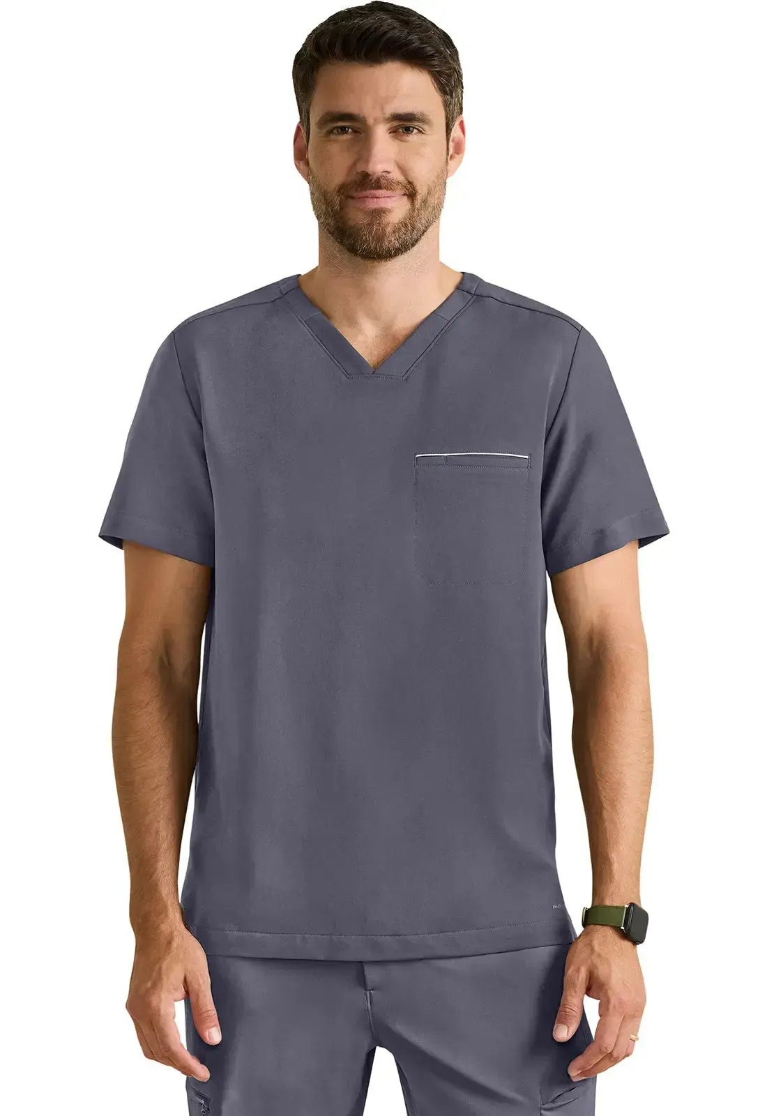 Healing Hands Purple Label Spencer Men's Scrub Top 2381